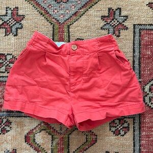Mini Boden coral shorts size 5